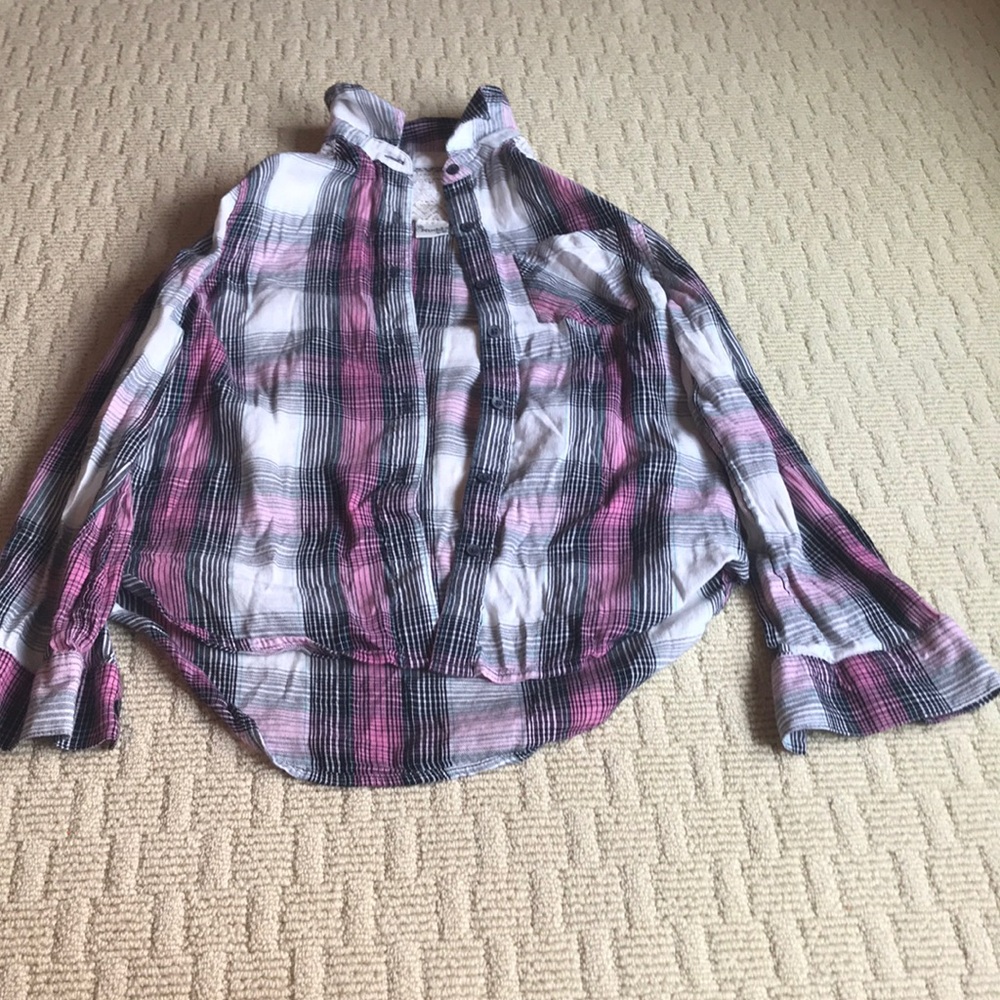 Girl/teen Flannel long sleeve
